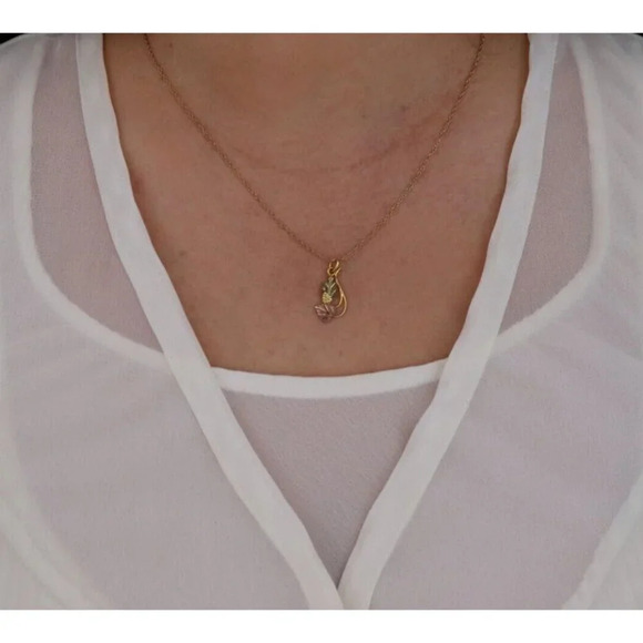 Pendant Only 12k Yellow Gold Black Hills Gold Pendant - Picture 4 of 4